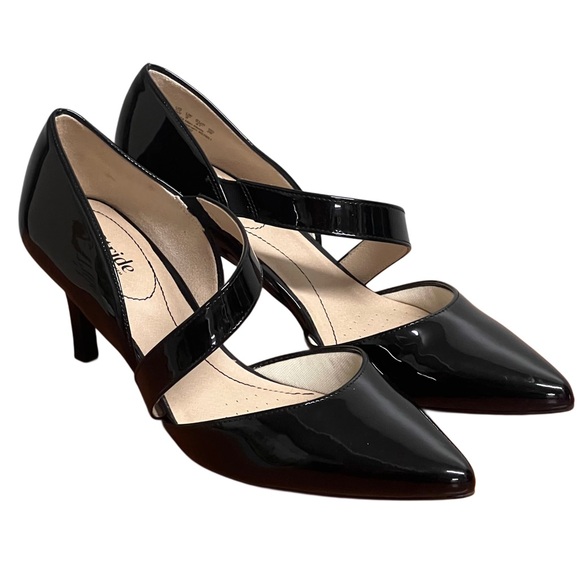 LifeStride Suki Black Patent Leather Pumps Size 10W NIB - Picture 1 of 9
